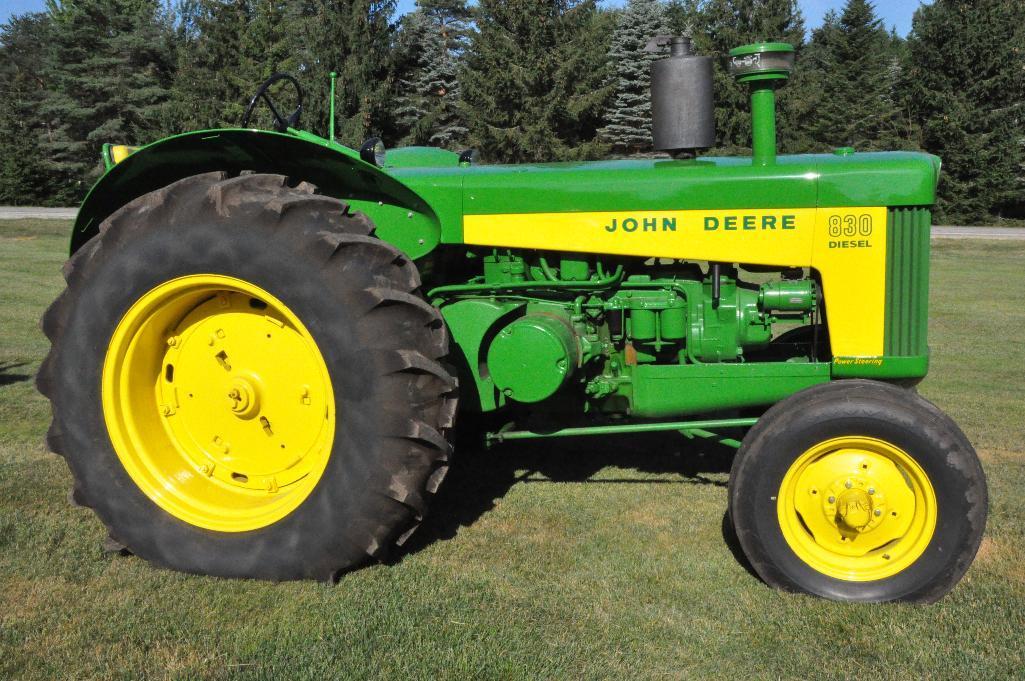 John Deere 830 diesel tractor