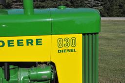 John Deere 830 diesel tractor