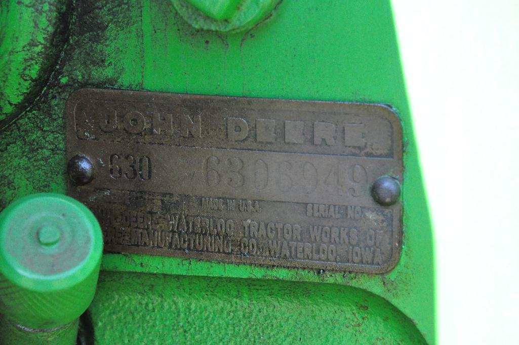 John Deere 630 tractor