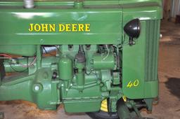 John Deere 40 tractor