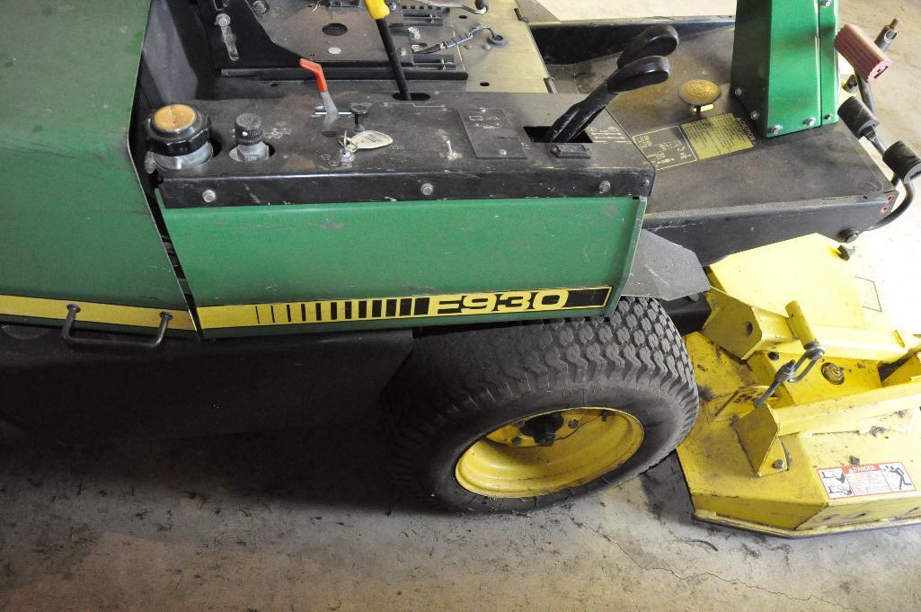 John Deere F930 zero turn riding lawnmower