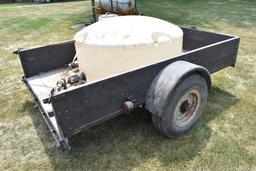 Shop built bumper hitch trailer