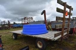 8'x18' hayrack on Bradford 10-ton running gear