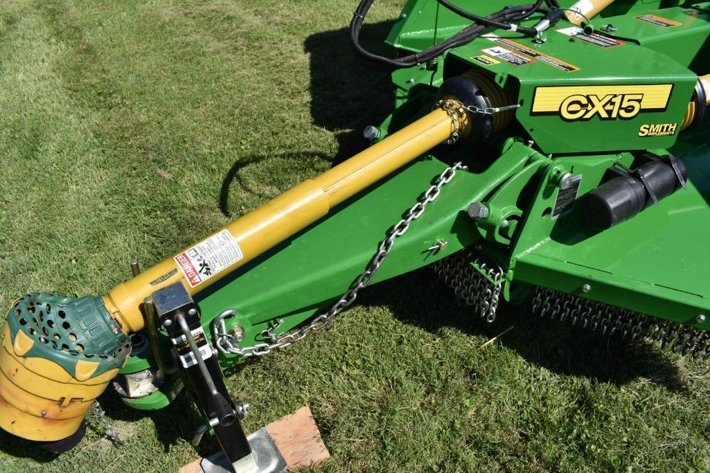 '16 JD CX15 15' batwing mower