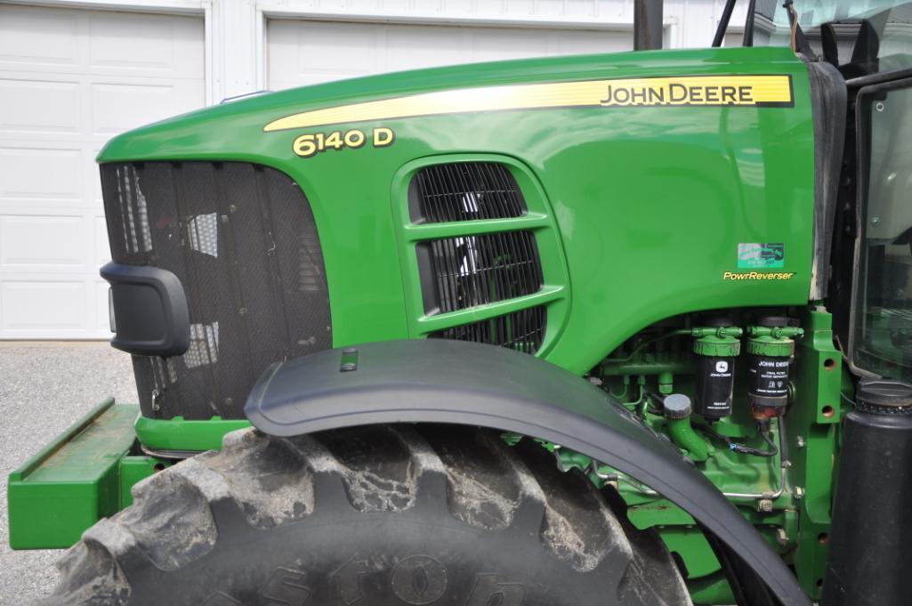 '09 JD 6140D MFWD tractor