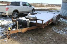 2003 H&H 7' x 18' tandem axle trailer