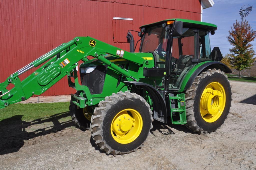 2014 John Deere 6140D MFWD tractor w/loader