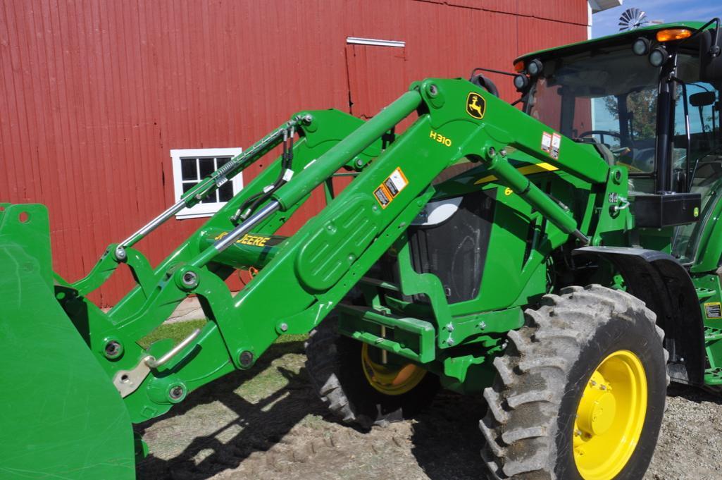 2014 John Deere 6140D MFWD tractor w/loader