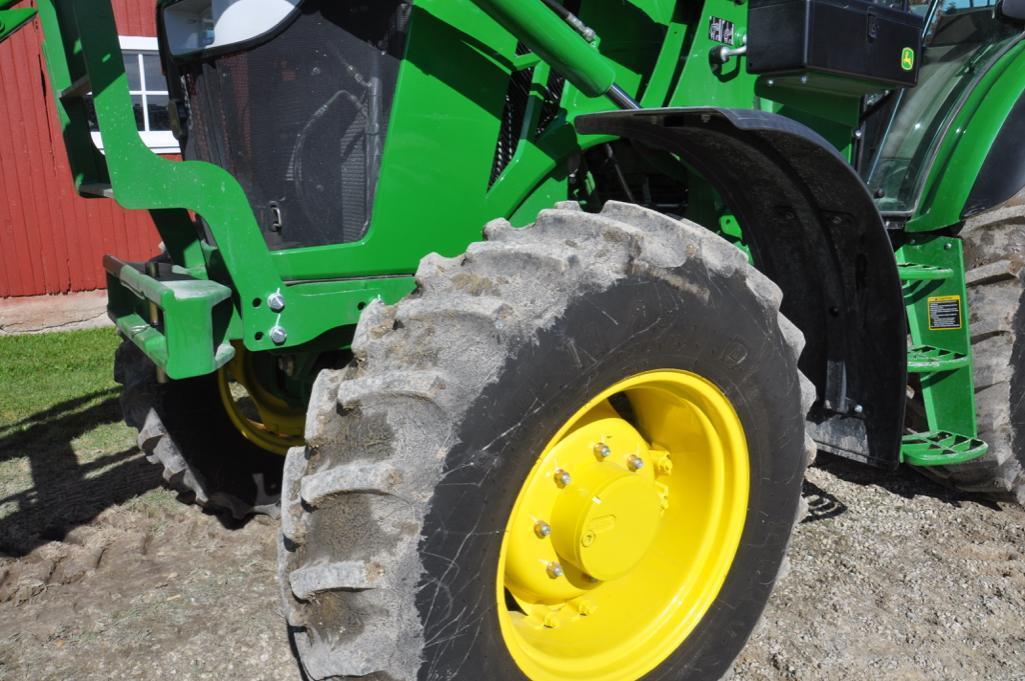 2014 John Deere 6140D MFWD tractor w/loader