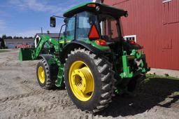 2014 John Deere 6140D MFWD tractor w/loader