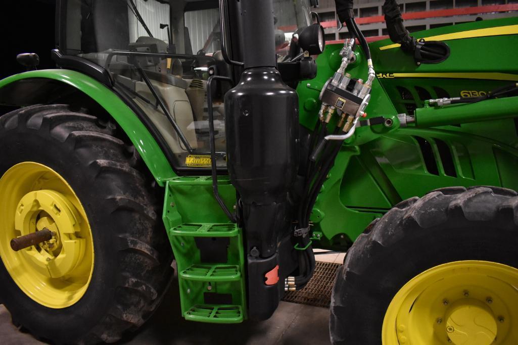 2015 John Deere 6130R MFWD tractor