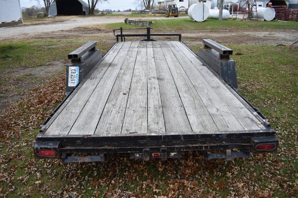 20' flatbed bumper hitch trailer