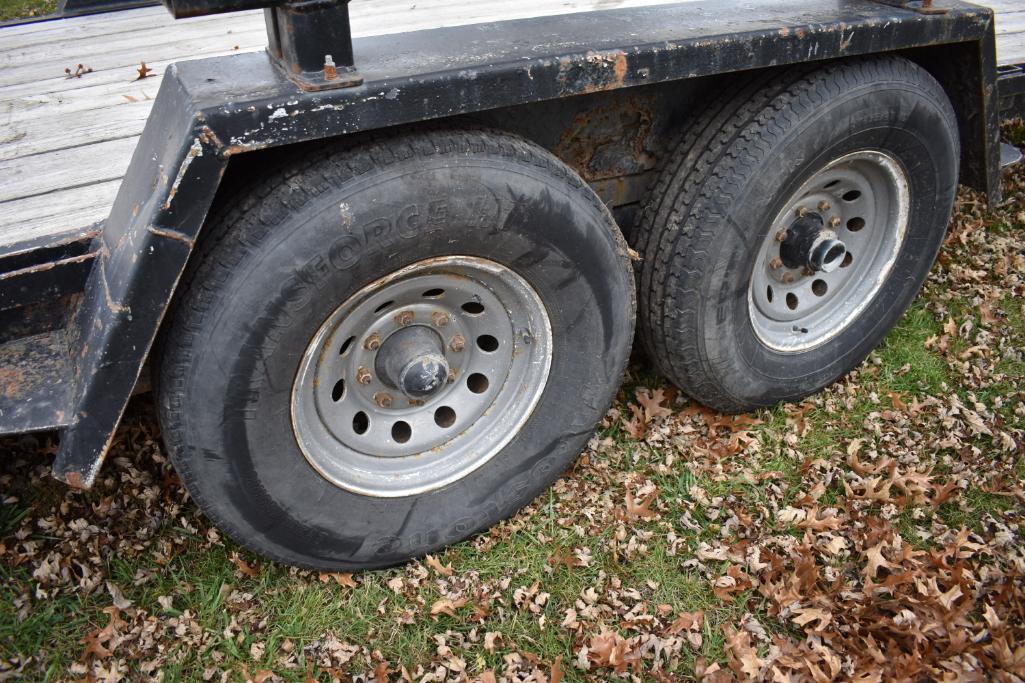 20' flatbed bumper hitch trailer