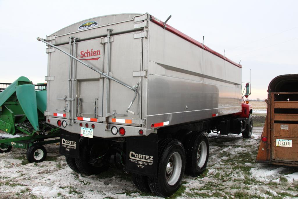 1994 GMC Top Kick tandem axle grain truck