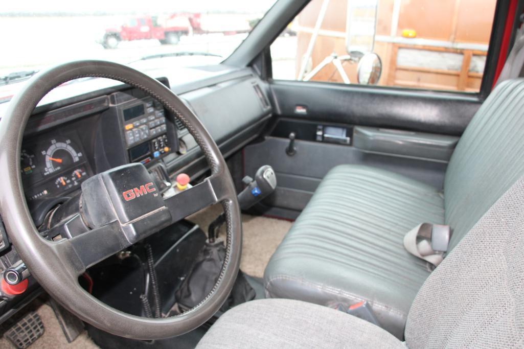 1994 GMC Top Kick tandem axle grain truck