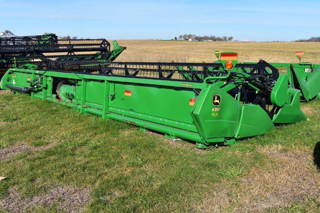 2012 John Deere 635F HydraFlex platform