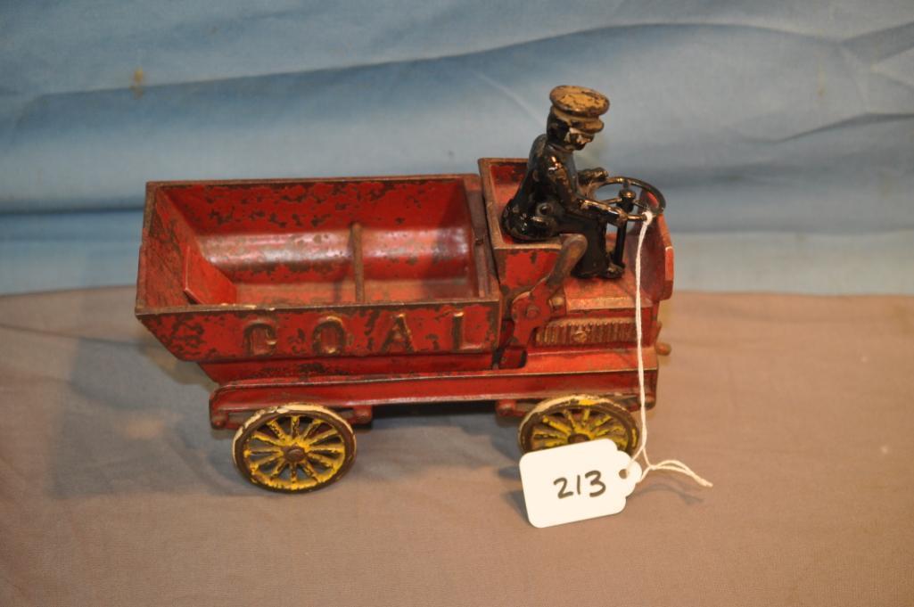 7" CAST IRON COAL CAR