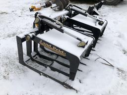 Land Pride SGS 1566 skidsteer rock bucket with hyd. grapple