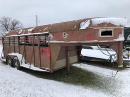 16' x 6' gooseneck livestock trailer