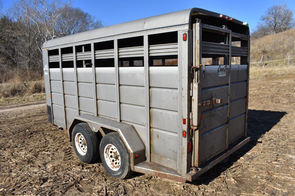 2004 Corn Pro 16' livestock trailer