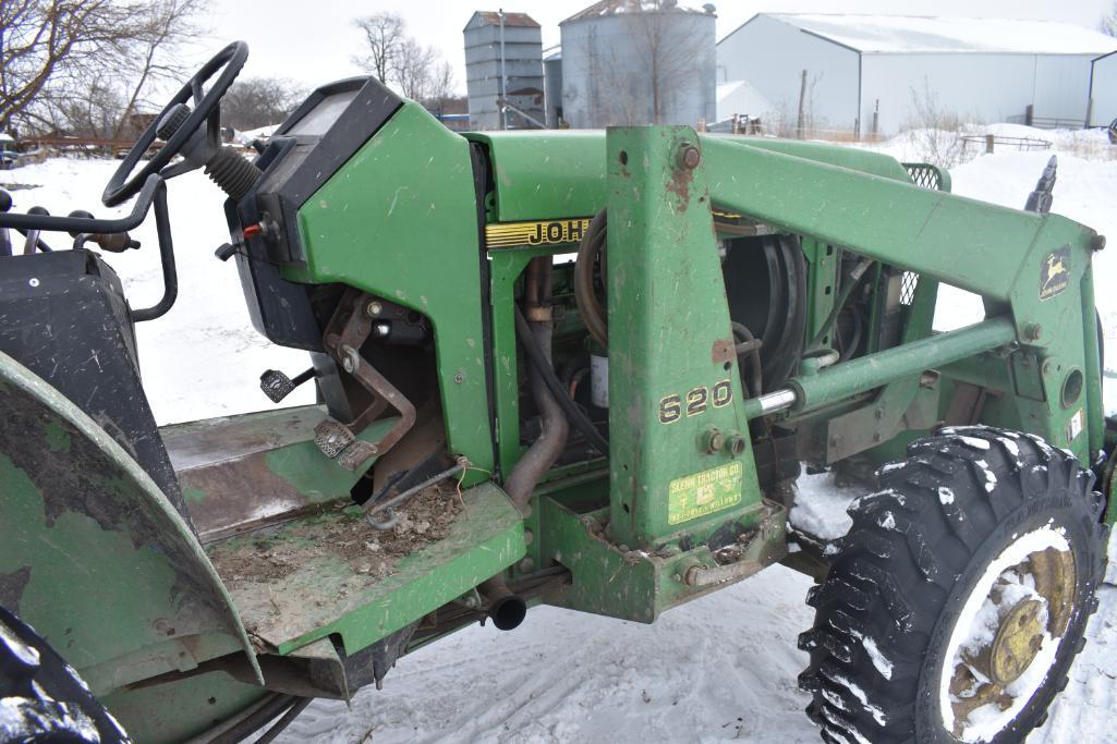 1996 John Deere 6300 MFWD tractor