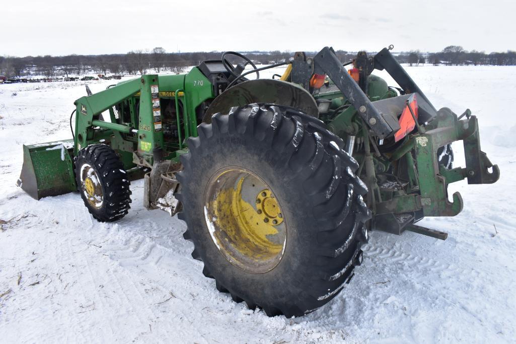 1996 John Deere 6300 MFWD tractor