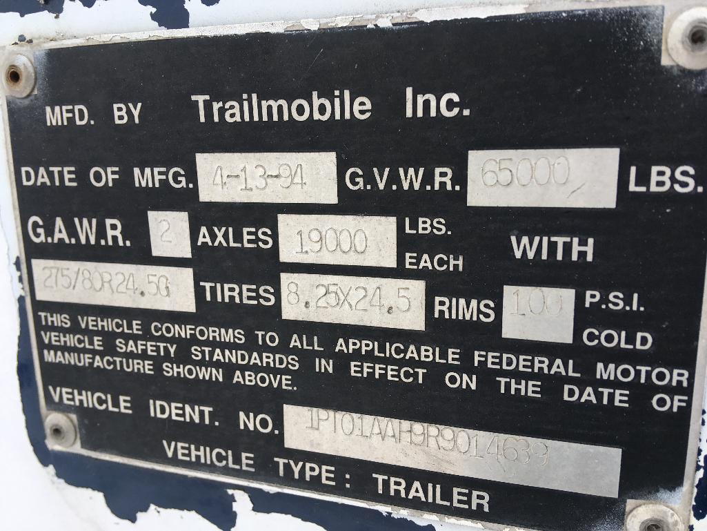 1994 Trailmobile 48' van trailer