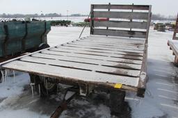 Hay Rack 8' X 15' hayrack on John Deere 953 gear