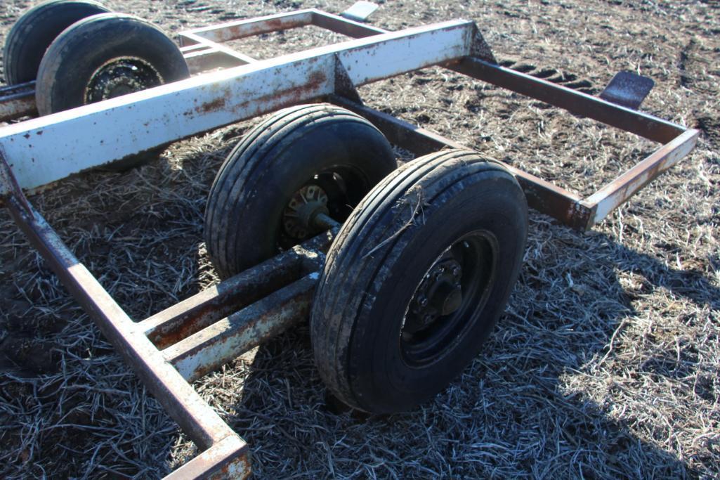 Shop Built Trailer 6 place bumper hitch bale trailer