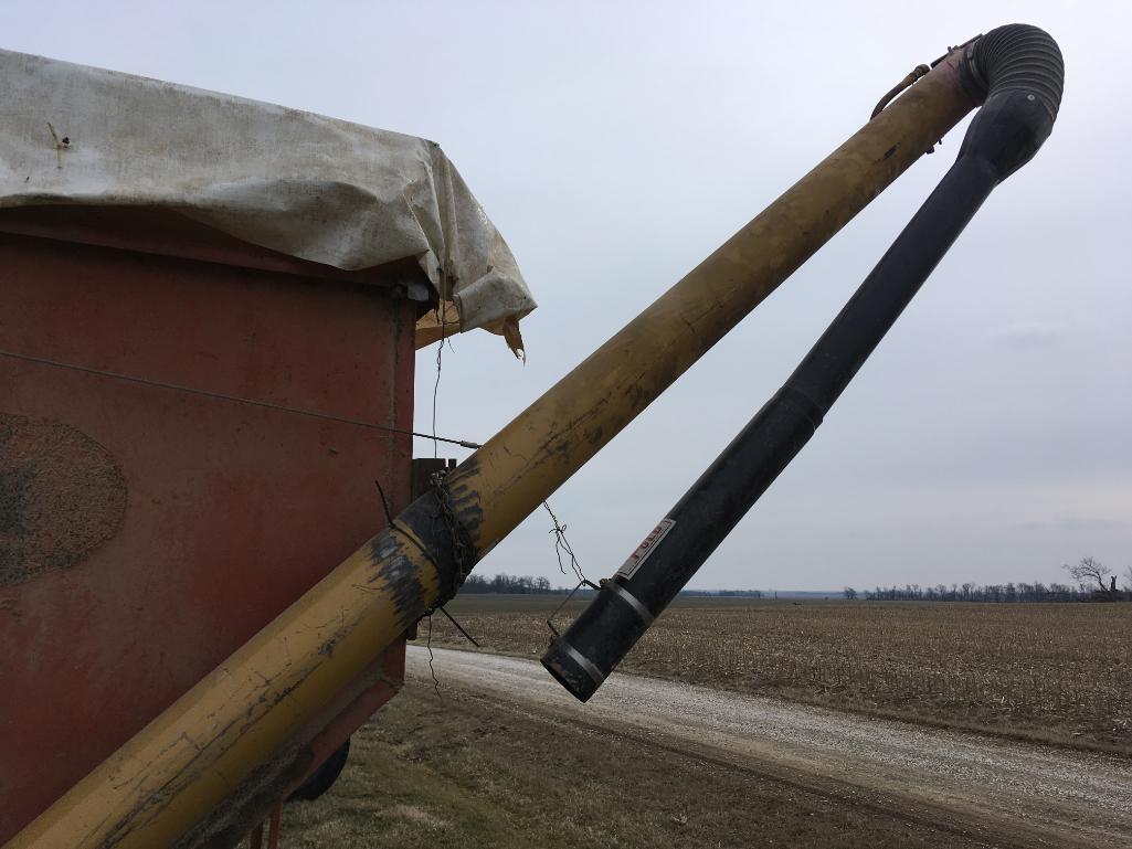 Gravity wagon w/hyd. seed auger