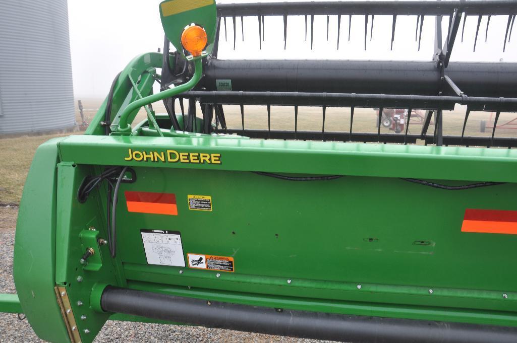 2014 John Deere 630F 30' HydraFlex platform