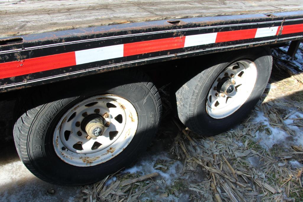 Hillsboro 24' flatbed gooseneck trailer