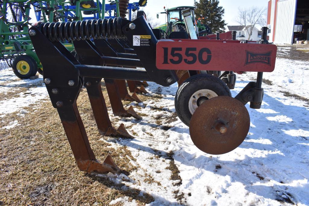 Landoll 1550 6-shank 3-pt. in-line ripper