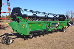 2010 John Deere 630F 30' HydraFlex platform