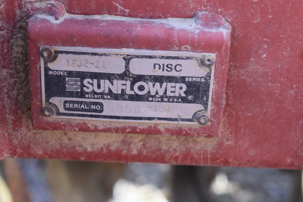 Sunflower 1232 21' disk