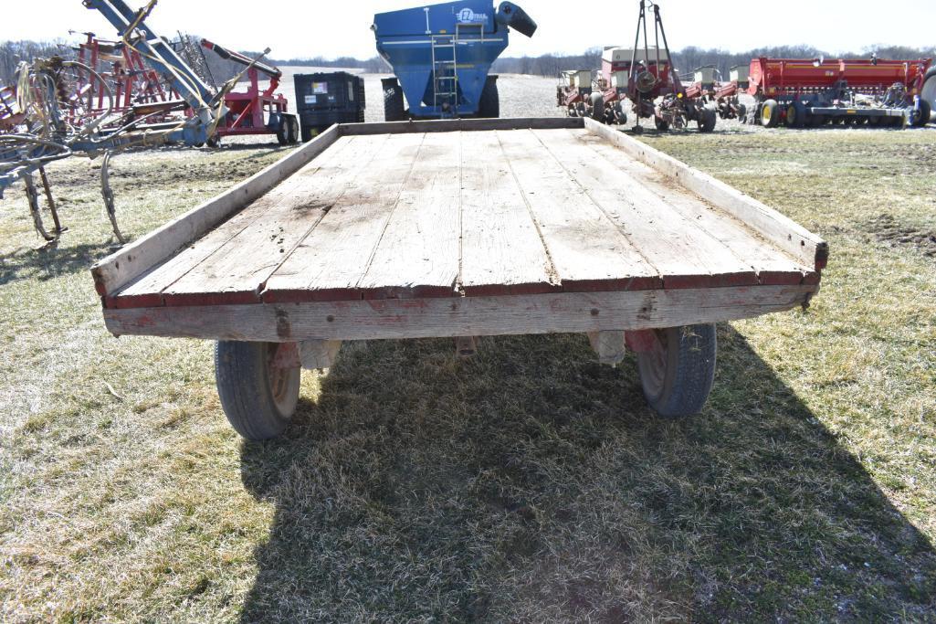 14' hayrack on Electric running gear