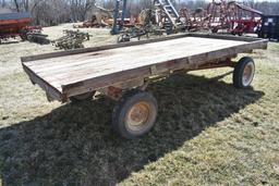 14' hayrack on Electric running gear