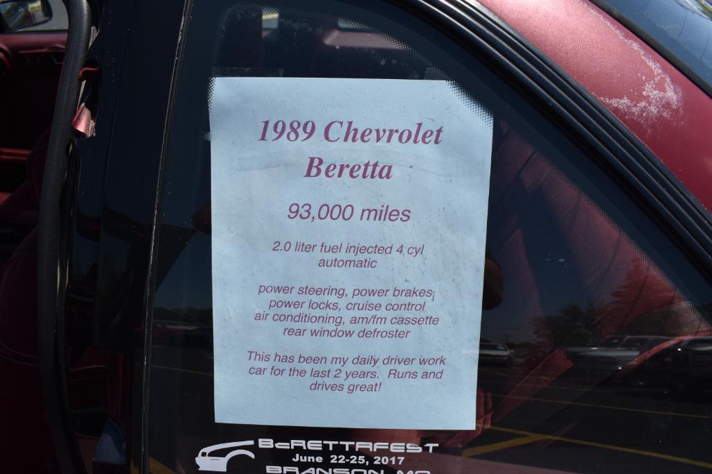 1989 Chevrolet Beretta