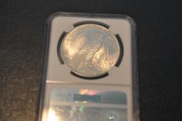 1922 NGC MS 63 SILVER PEACE DOLLAR