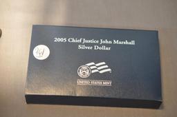 2005 CHIEF JUSTICE JOHN MARSHALL SILVER DOLLAR