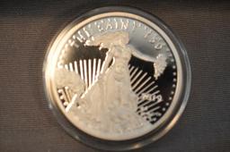 ZOMBUCKS THE SAINT ONE OUNCE PROOF SILVER ROUND