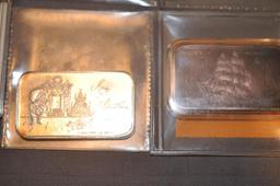 (8) ONE OUNCE SILVER BARS