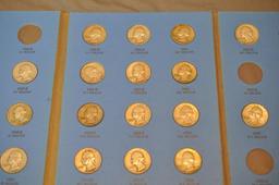 (32) WASHINGTON SILVER QUARTERS IN BLUE BOOK