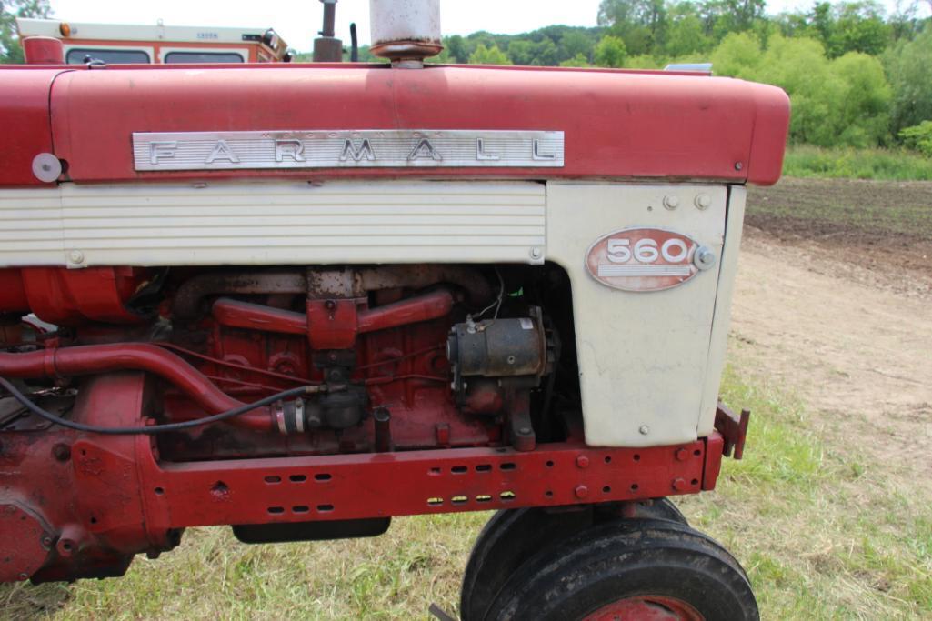 1962 Farmall 560 gas tractor