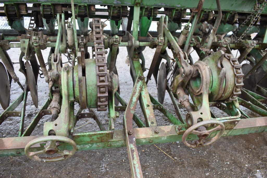 JD Van Brunt 10' grain drill with grass seed