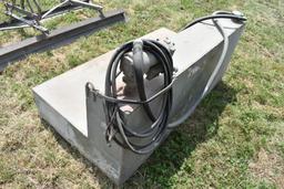 110 gal. L-shaped fuel tank