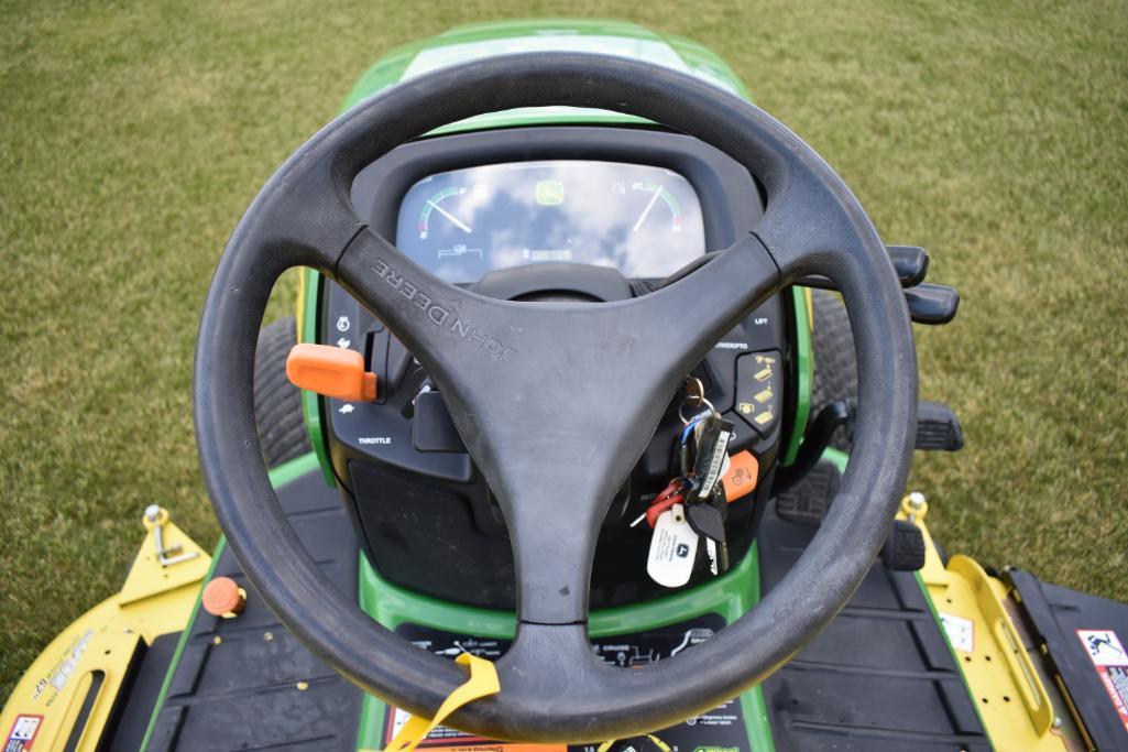 2012 John Deere X724 4-Wheel Steer lawn mower