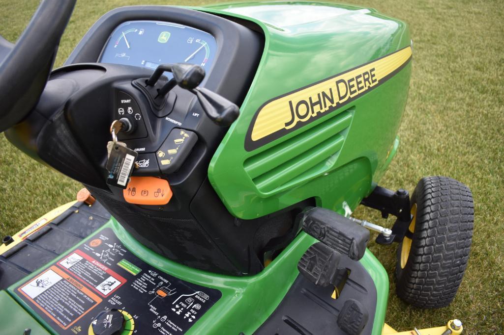 2012 John Deere X724 4-Wheel Steer lawn mower