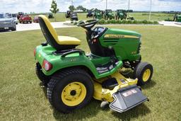 2012 John Deere X724 4-Wheel Steer lawn mower