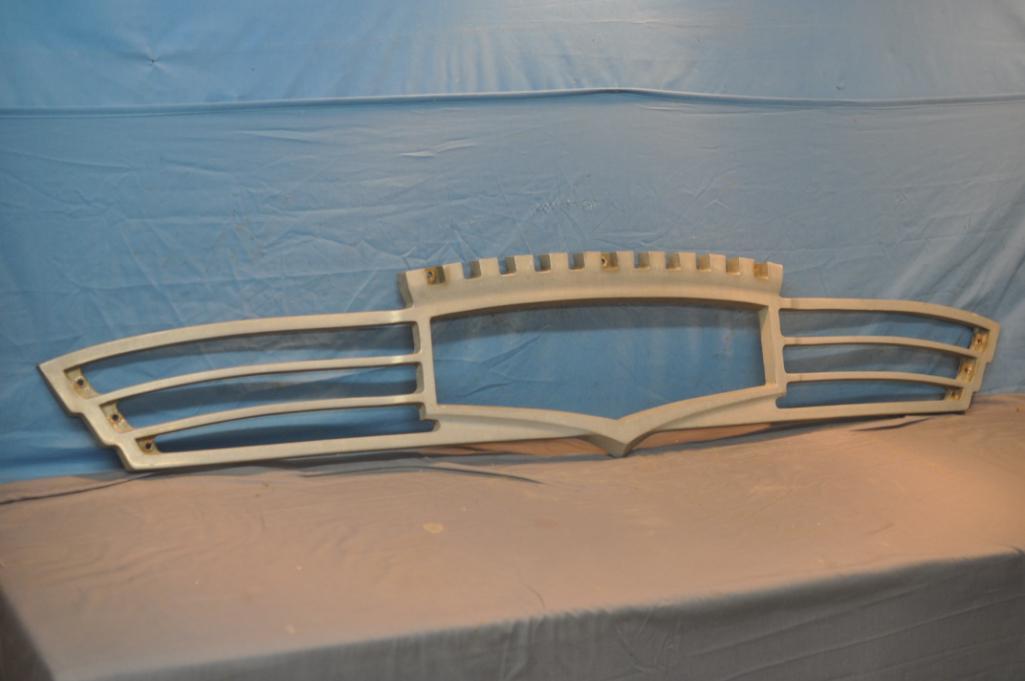 58" x 11" Art Deco Alum. automobile front grill